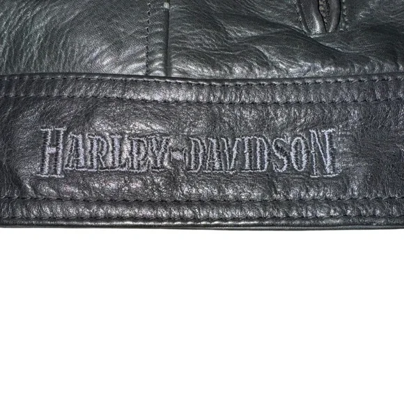 Harley-Davidson Women’s Medium Leather Jacket Custom Hand Painted Back